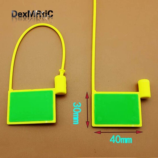 [32817866081-CN] 2pcs电子标签芯片塑料密封RFID 900m RF电缆领带锁锁180mm长