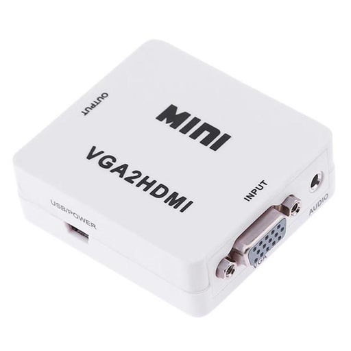 [32879992792-CN] 合金HDMI到AV/RCA CVBS适配器1080p视频转换器VGA2HDM适配器转换器盒hdmi to av