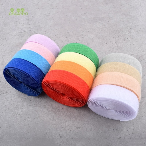 [32891647046-CN] Chainho，13yard/lot，尼龙软魔术胶带，钩子和环的紧固件，适用于服装/腕带/计算机和earp