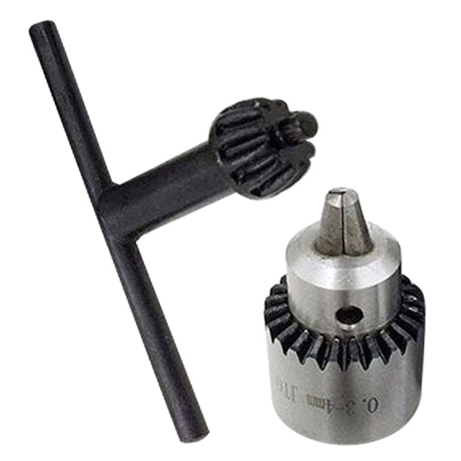 [32896829163-CN] 1pc高精度钻头钥匙3.17mm黄铜迷你电动机轴夹紧0.3-4mm JT0锥度