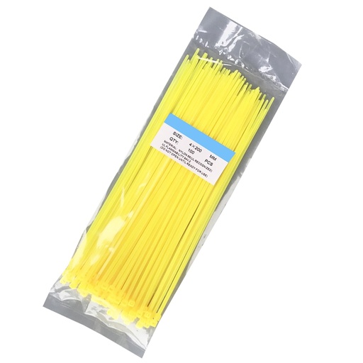 [32920932586-CN] 新的100pcs/bag自锁尼龙电线塑料网络电缆拉链拉线束包裹带