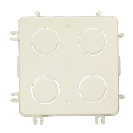 [32952886652-CN] 5个86*86mm卡式通用白色壁挂盒，适用于墙壁开关和塑料插座