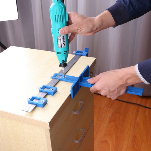 [32959573456-CN] 可拆卸的孔打孔器夹具工具钻钻头套管柜固定式固定木材