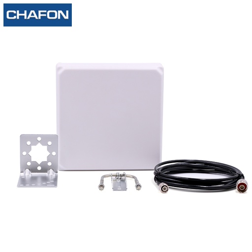 [CFRA5003-CN] 5.5dbi 902〜928MHz圆形UHF RFID芯片和天线，带有N女性连接器，用于停车场
