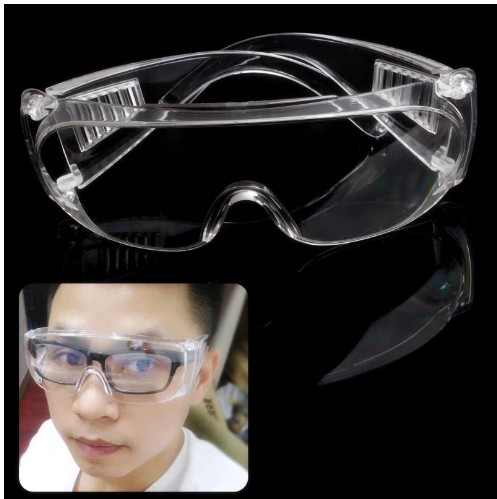 [COVID-19-GOGGLE-CN] 新的透明排气安全护目镜眼保护保护实验室防雾眼镜