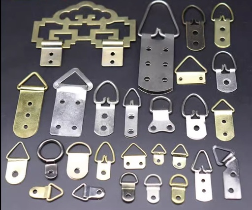 [d-ring-hanger-CN] 单孔D环/三角形带吊架带螺钉100pcs/pack