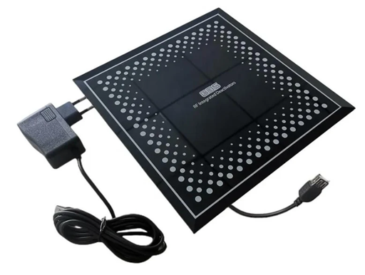 [eas_Deactivator_HR_904_RF-CN] DC15V购物中心8.2MHz EAS RF软标签停用RF数字玻璃垫停用抗盗窃警报传感器21.9*21.9厘米