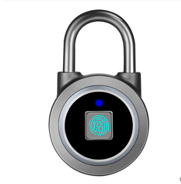 [FINGERPADLOCK1-TW-CN] 指纹挂锁智能BT电子锁健身房小锁头家用密码锁学生宿舍柜子门锁