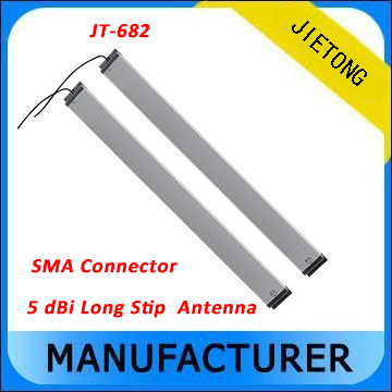 [JT682-CN] 5 DBI长stip UHF RFID读取器天线与SMA固定器
