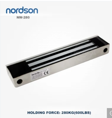[NORDS10092247-CN] 不锈钢防水室外12/24VDC 280千克600磅电磁门锁访问控制系统