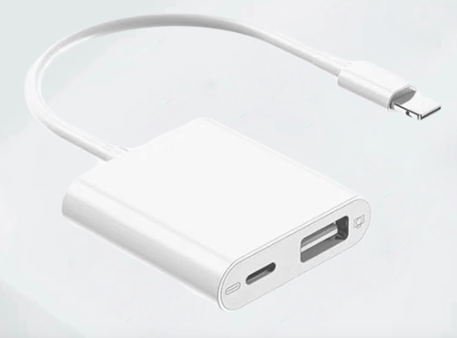 [OTG2USB1-CN] IC-3959 苹果OTG转接头+充电二合一 lightning转USB 手机/平板通用 USB3.0 支援ios13