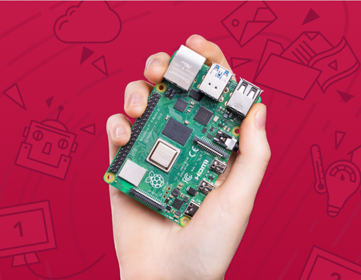 [RASPI-4B-8-CN] Raspberry Pi型4B 8GB RAM IOT RASPIAS OS板仅原始