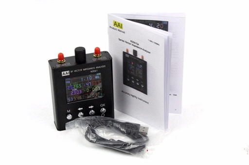 [RFANALYZER-CN] 2018新的英语Verison N2061SA UV RFID矢量阻抗天线分析仪1.1MHz-1.3GHz（升级V v