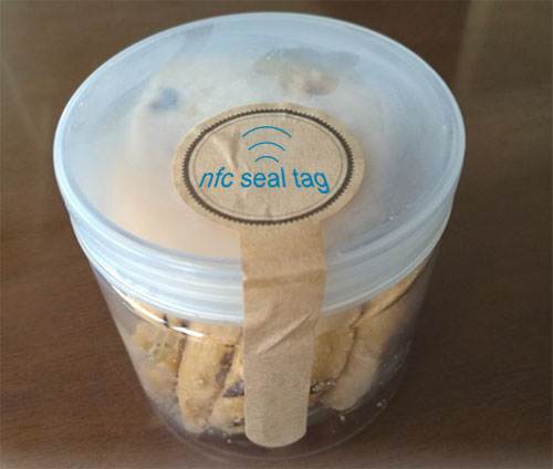 [RFIDFoodLabel-CN] NFC防篡改防护反应RFID食品标签食品包装印章标签