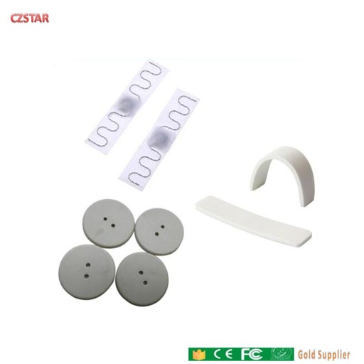 [RFIDUHFTAGCLOTH-CN] 10pcs/Pack免费送货便宜的纺织品可重复使用的硅胶RFID UHF被动标签柔软的洗衣标签BU