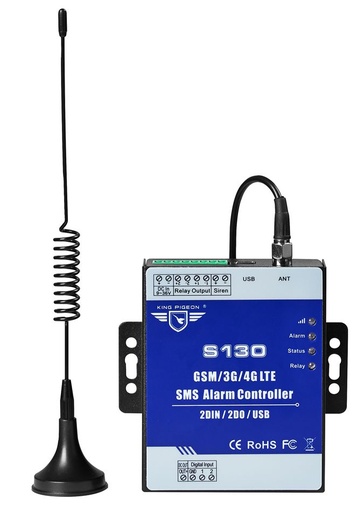 [S1302-CN] GSM SMS警报控制器用于GSM访问控制系统GSM门开启器自动监视肺门控制