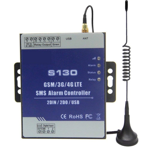 [S1303-CN] SMS监视器警报和遥控器3G模块RTU用于液体监控路灯开关控制S130
