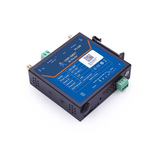 [USR-G807-CN] 串行端口RS485 LAN以太网到4G WIFI转换器服务器工业4G LTE路由器USR-G807 IoT设备支持Modbus