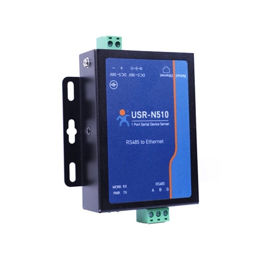 [USR-N510-CN] 串行端口RS485到以太网转换器服务器USR-N510 IoT设备支持Modbus RTU到TCP