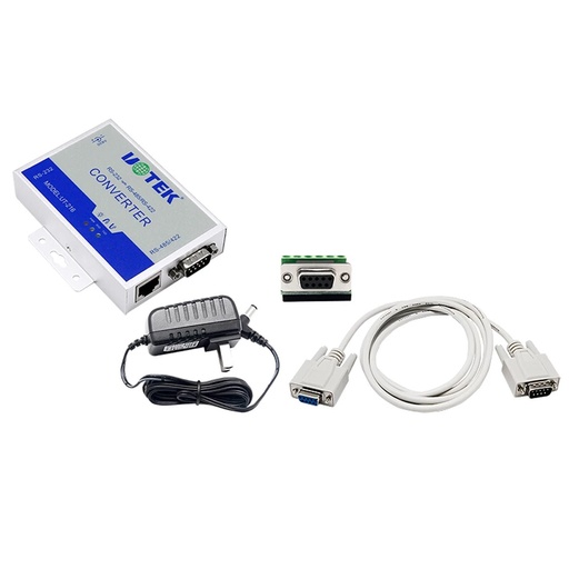 [UT-216-CN] UTEK UTEK UT-216 RS-232至RS-485/RS-422转换器，具有600W Lightning Protection Active RS232至RS485/RS422接口转换器