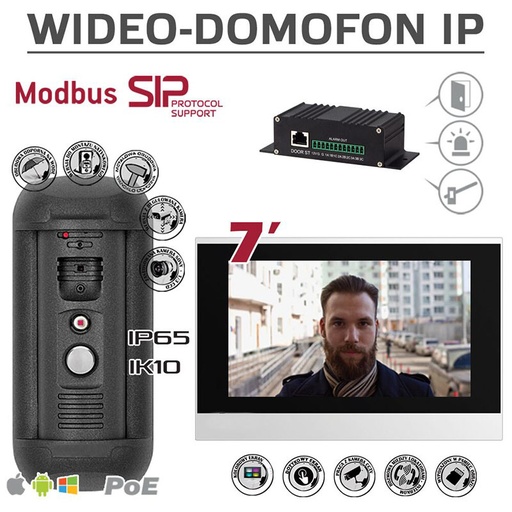 [WCAM101119340302-CN] Beward vandalproof SIP IP视频对讲机