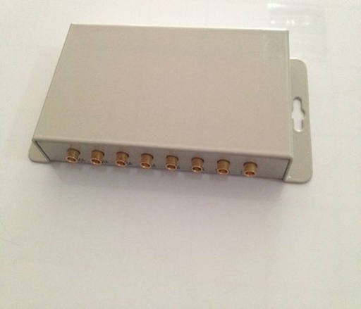 [ZK-RFID909-S-CN] RFID UHF 860-960 MHz智能从属式多路复用器分配器8天线